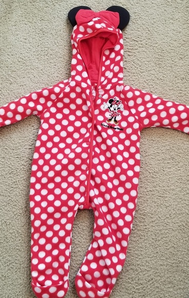 Disney Other - Disney Parks Authentic Minnie Mouse Sleeper sz 12M